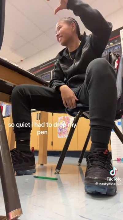 The silence was loud..