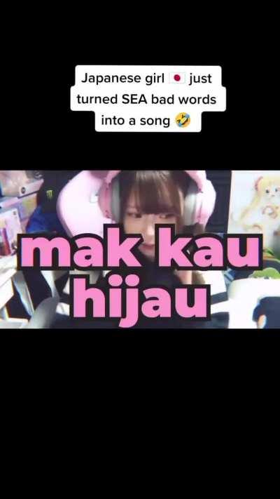 Japanese meimei wrote a song based on SEA vulgarities.