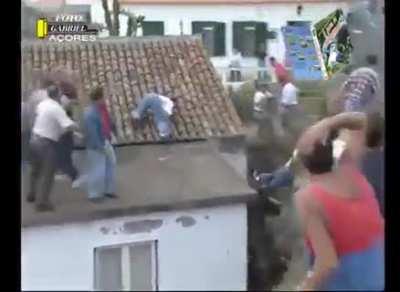 That head smack off the wall at the end