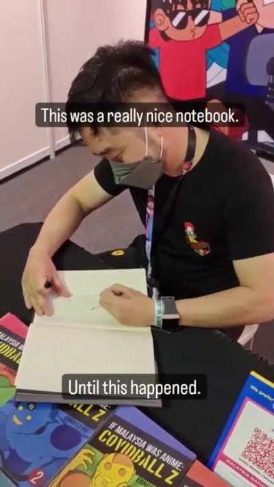 She just wanted an autograph