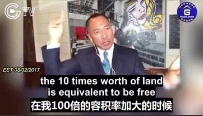 Guo Wengui predicting Evergrande downfall 4 years prior