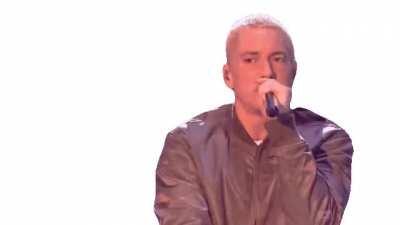 Gif fatta da me: Eminem che canta Rap God (da usare in situazioni dove qualcuno spiega/parla velocemente)