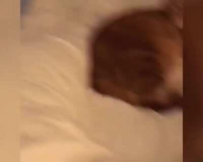 The sound of a snoring dog, just like in the cartoons