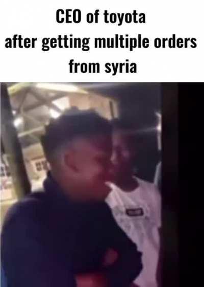 “ Business is booming boys”