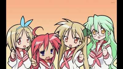 Lucky Star Crew, but Rainbow! Think I'll take a break now...