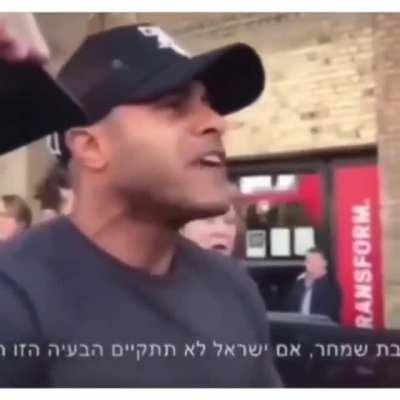 British man has something to say to Pro-Palestine protesters.