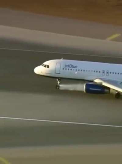 Twisted nose landing