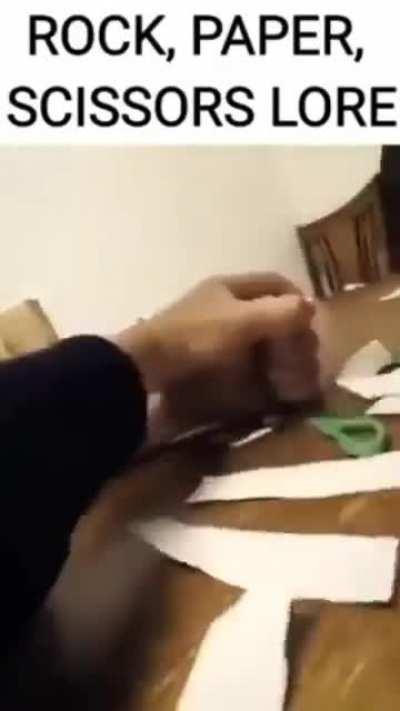 Rock paper scissor lore :0