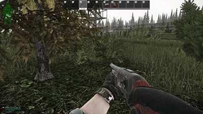 Scaring my buddy with the new Flashbang shotgun, He hadn't played in ages and was unaware such a thing existed.