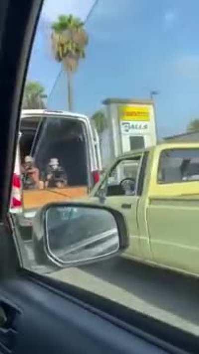 Borat spotted filming his sequel movie