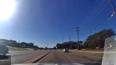 POS got outta the road, sat and watched me get closer, and then BAM!