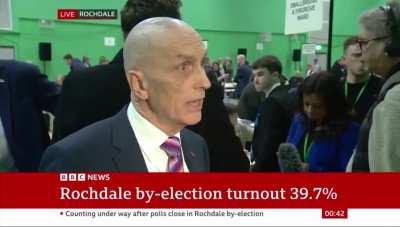 A BBC News correspondent attempts to stop Worker's Party MP, Chris Williamson, from using the term 'genocide' to describe Israel's actions in Gaza.