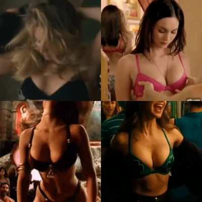 Kaley Cuoco VS Megan Fox VS Salma Hayek VS Alison Brie