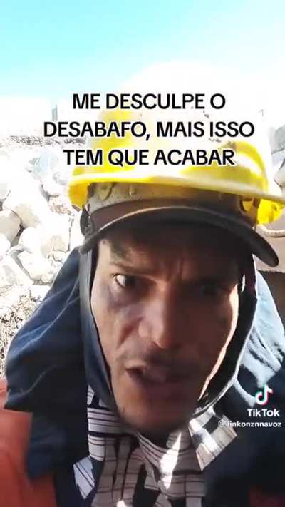 A gente indo trabalhar às xs passamos por essas, triste , real e revoltante