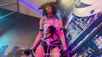 Juri Han from Street Fighter by Aery Tiefling [OC]