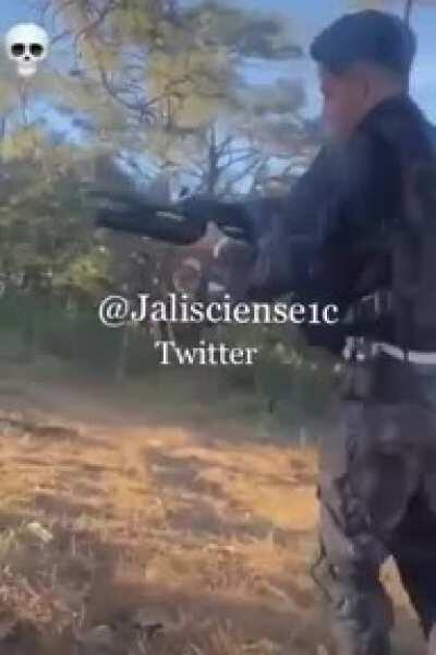 El maniaco in charge of disappearing innocent people in the state of michoacan. Part of carteles unidos . Piece of shit