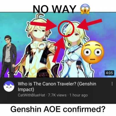 Lumine is canon traveler?? 😍😍😍🅿️