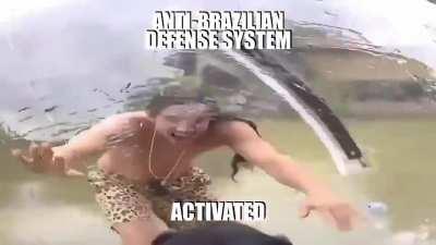 Quando caiu com boludo
