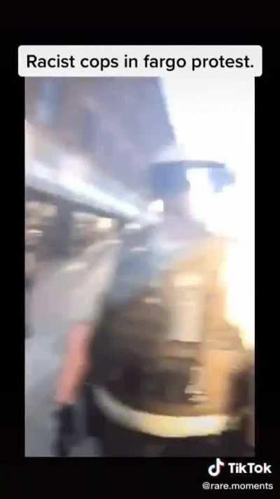 Police using selective enforcement on protestors.