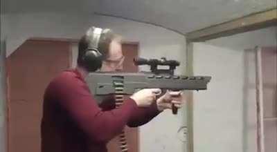 Lever action belt fed bullpup