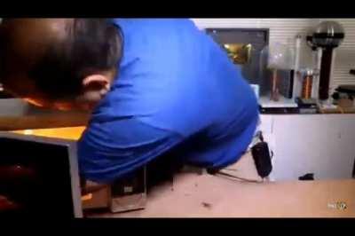 Microwavable chaos. Courtesy of the legend that is...ElectroBOOM