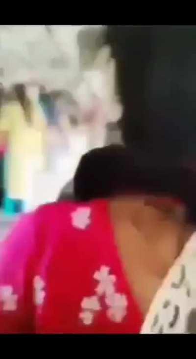 Having the time of his life on the train's female compartment in India. The audacity is mind-boggling