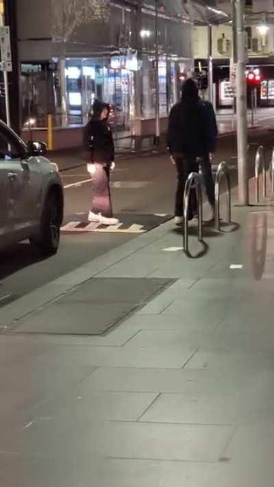 Man learns not to block roads