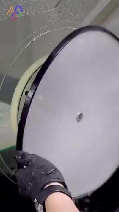 Video of modern vinyl pressing