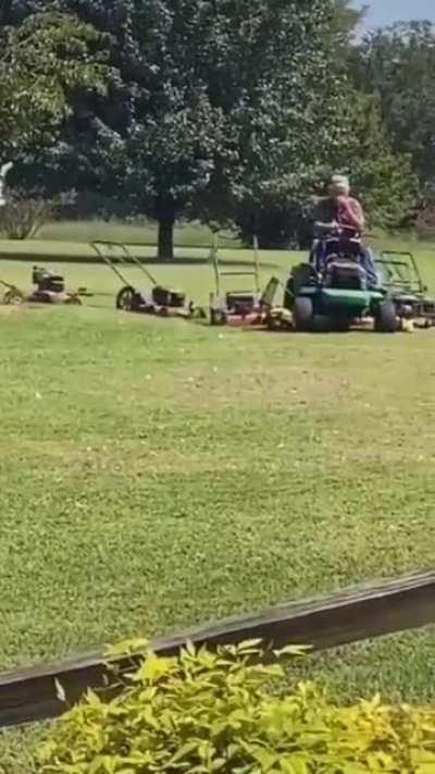 The Mower, no grass shall go uncut