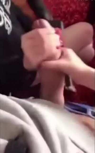 Passing time while she gets her hair done