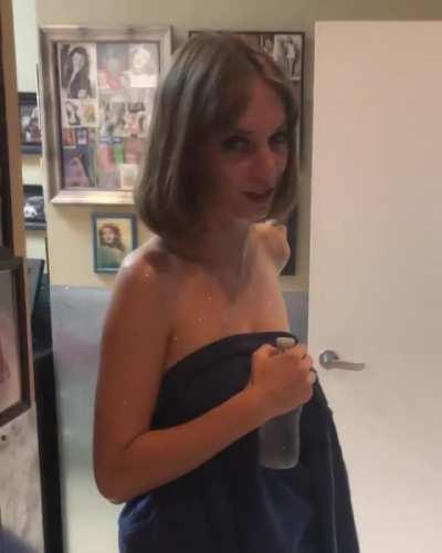 Maya Hawke barley covered up