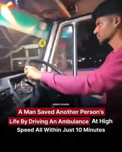 Respect for Ambulance Driver..!! 🤍