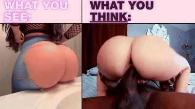 When you see your crush’s fat ass all you can imagine is it bouncing on your bully’s bbc