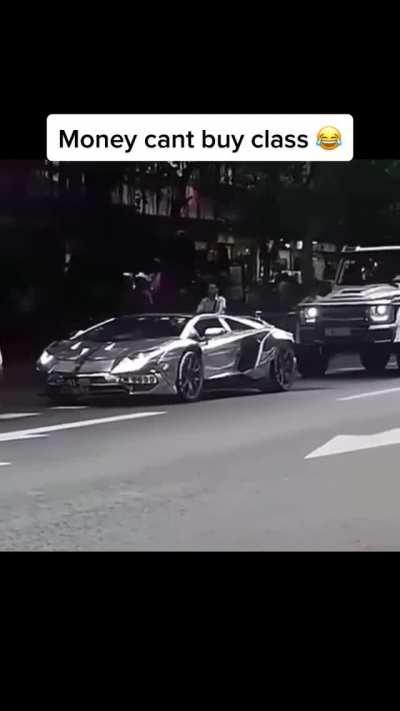 Money can't buy you status