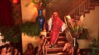 Don Juan DeMarco (1995), PG-13, Many unknown fully naked women in harem scene (boobs, ass, and even pussy), Rachel Ticotin's body double (ass), Talisa Soto (right boob slip), and Lisa Comshaw (partial nudity)