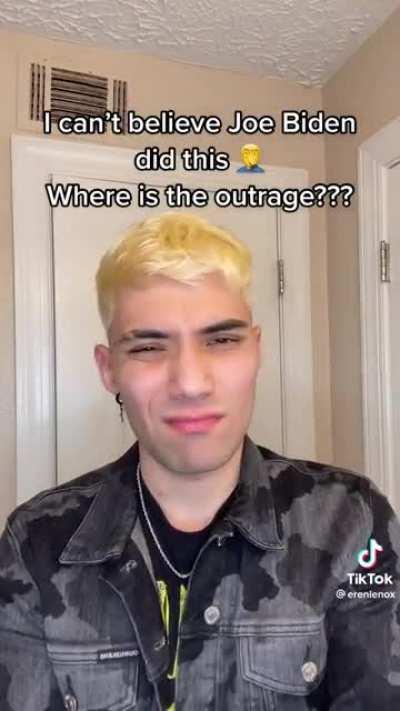 Sleepy joe back at it again