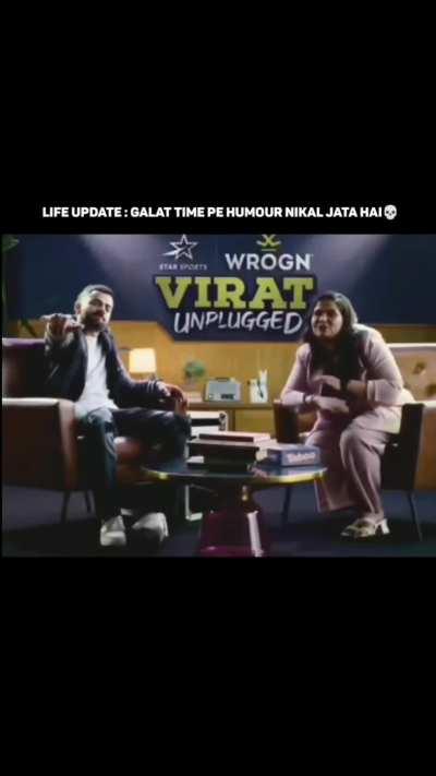 Virat’s dark humour