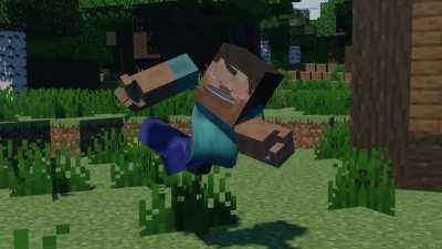 Tried to create a basic animation and take it from there with a physics engine but messed up the weights of the nodes, leaving this soggy mess