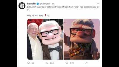 no, we lost a large part of our childhood, rest in peace Ed Asner