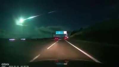 Meteorite over Portugal