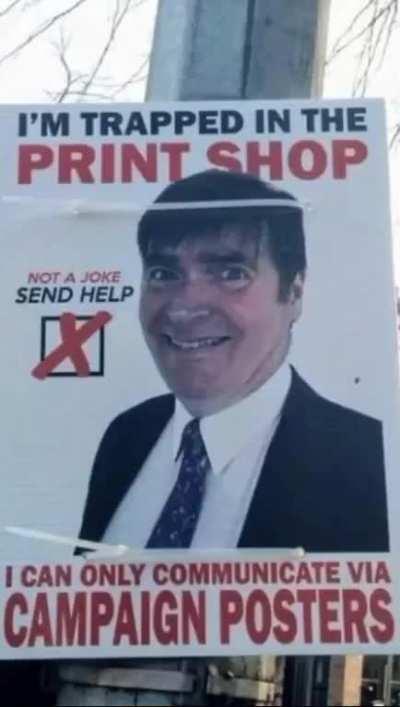 As you walk down the street, you notice a rather odd sign... and get a somewhat unsettling feeling...