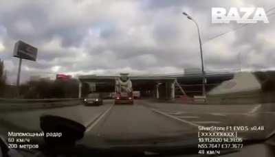 The concrete mixer doesn't want you in its life