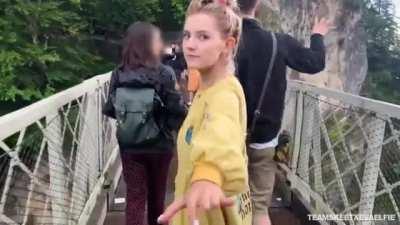 Eva Elfie won't leave you behind