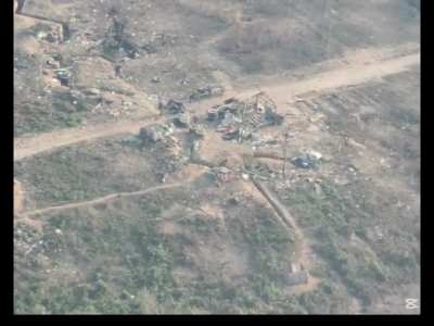 Kachin Independence Army (KIA) pounded by brutal drones/mortars from Myanmar military Junta Forces defending Bhamo, Kachin State, in Northern Myanmar.