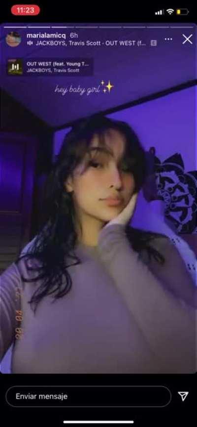 Tiene un poco de frío parece 🥶