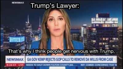 to defend her client.