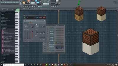 I've created a Minecraft Noteblock Soundfont (midi music with minecraft instruments)