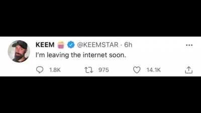 Fuck u keem hope your gone for good