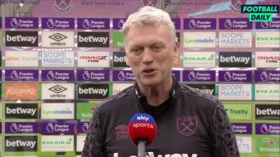 Moyes still can't believe where West Ham are before the Spurs match: 