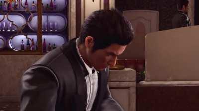 Fake Kiryu in cabaret club